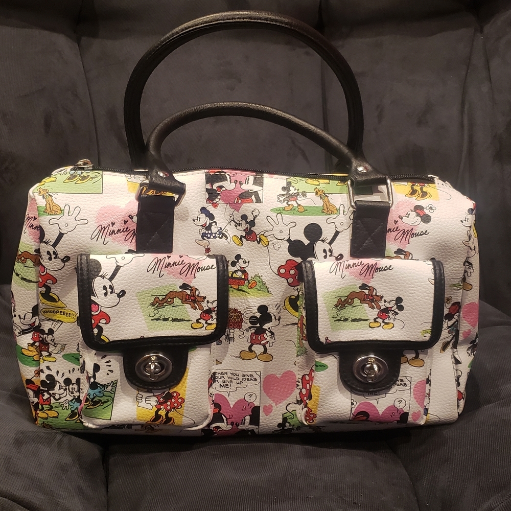 Disney Parks Authentic Mickey And Minnie Mouse Handbag